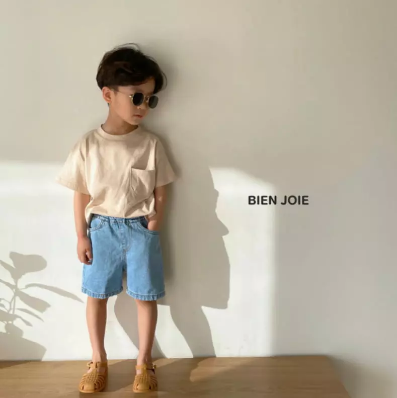Bien Joie - Korean Children Fashion - #designkidswear - Teba Denim Shorts - 5