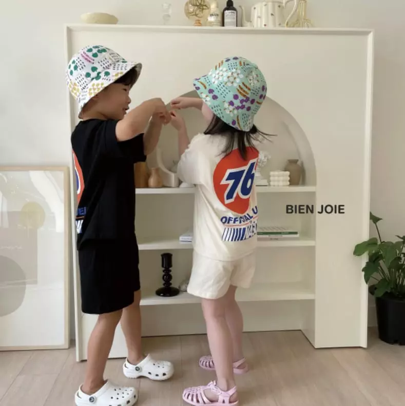 Bien Joie - Korean Children Fashion - #childrensboutique - Lare Top Bottom Set - 4