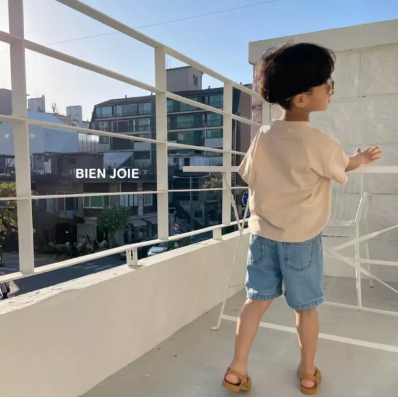 Bien Joie - Korean Children Fashion - #discoveringself - Teba Denim Shorts - 6