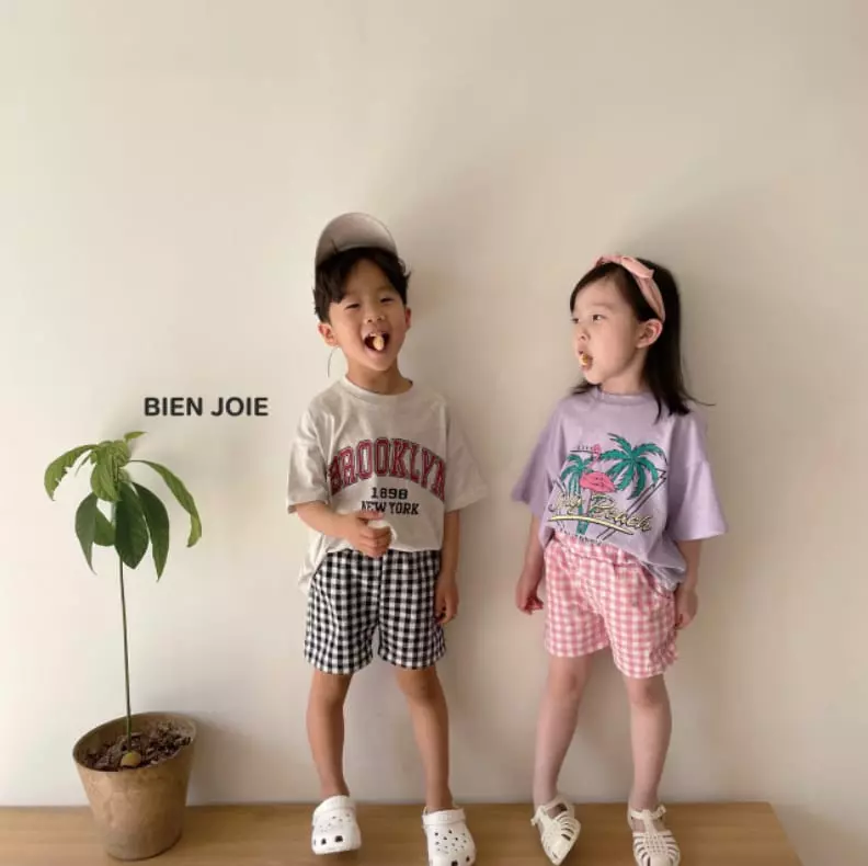 Bien Joie - Korean Children Fashion - #fashionkids - Plamingo Tee - 11