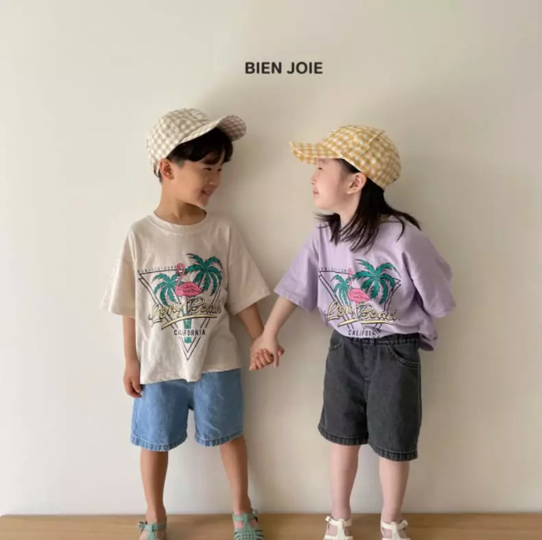 Bien Joie - Korean Children Fashion - #fashionkids - Teba Denim Shorts - 7