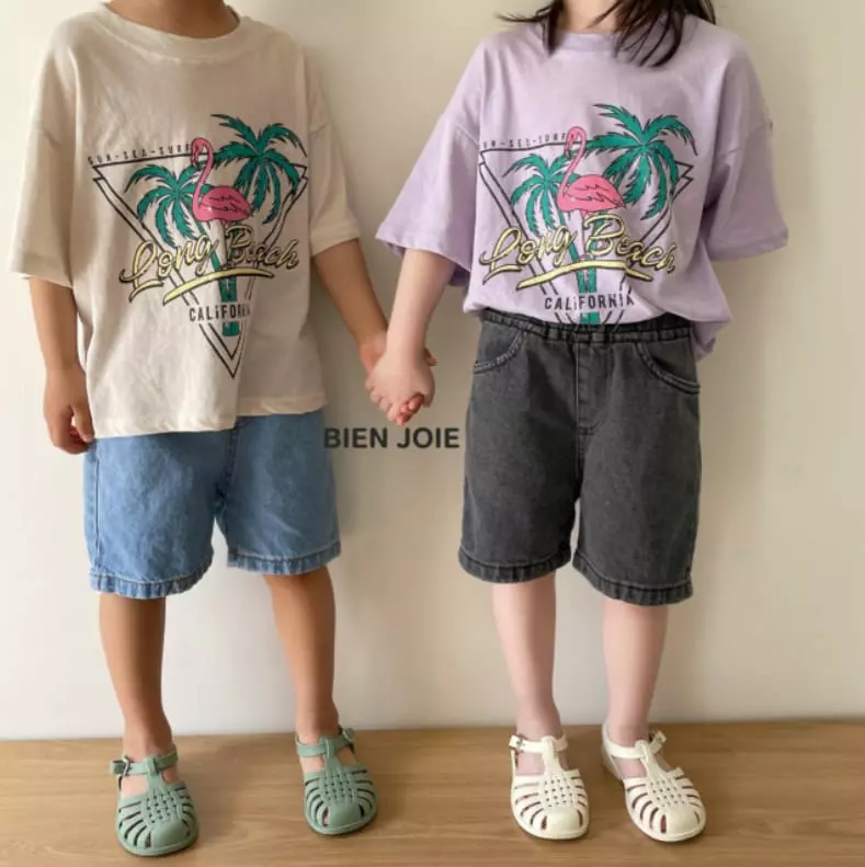 Bien Joie - Korean Children Fashion - #kidsshorts - Teba Denim Shorts - 8