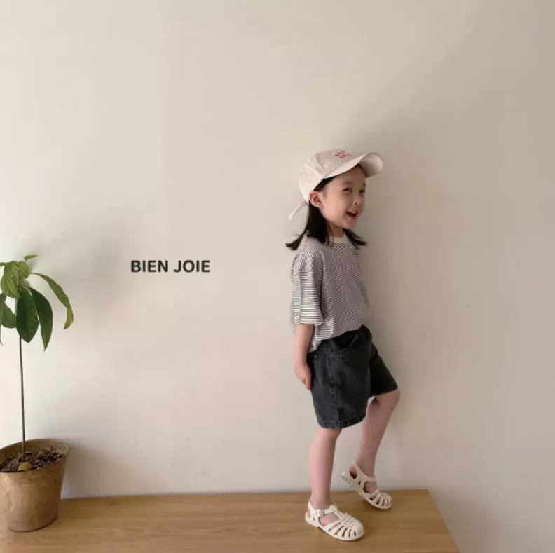 Bien Joie - Korean Children Fashion - #kidsstore - Teba Denim Shorts - 9