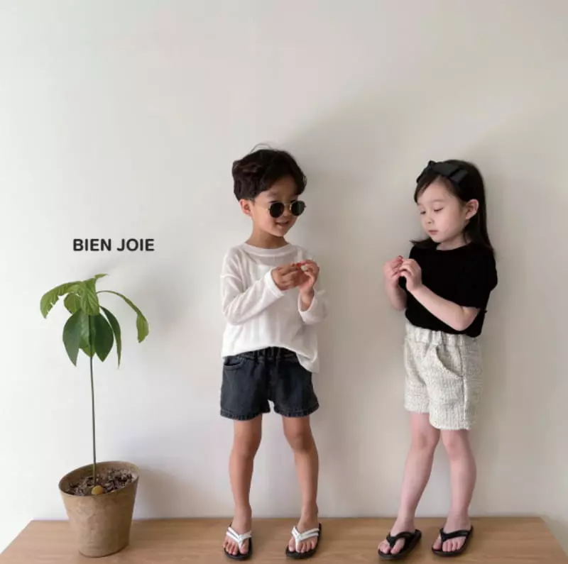 Bien Joie - Korean Children Fashion - #kidsshorts - Zexy Tee - 4