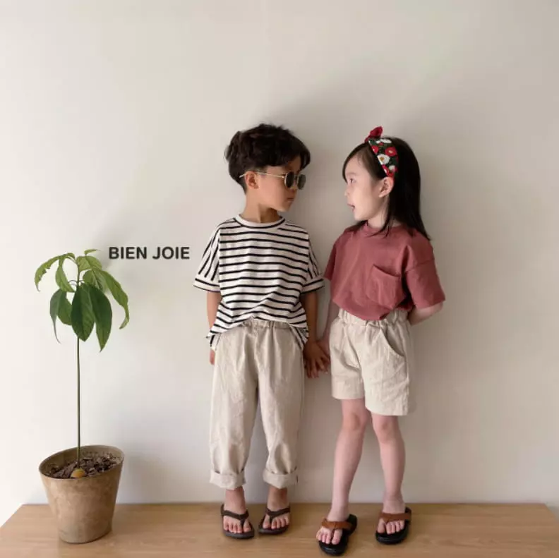 Bien Joie - Korean Children Fashion - #kidzfashiontrend - Nimo Stripes Tee - 9