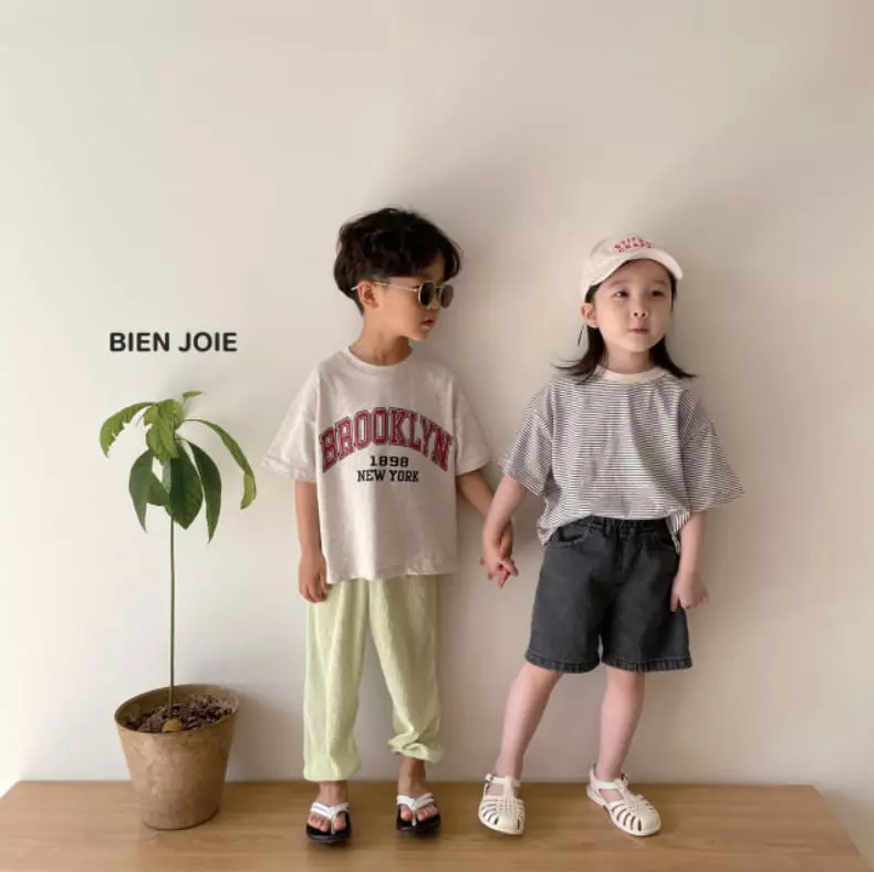 Bien Joie - Korean Children Fashion - #littlefashionista - Dono Stripes Tee - 7