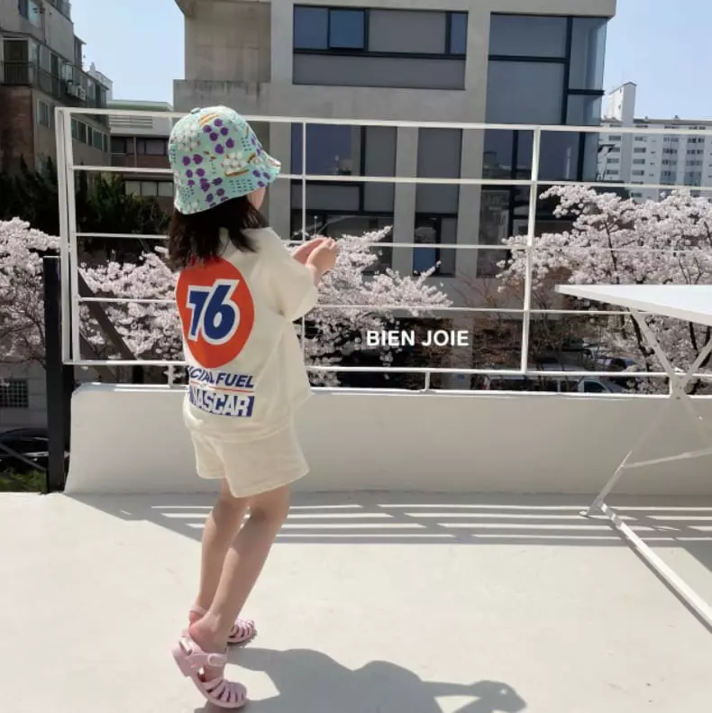 Bien Joie - Korean Children Fashion - #littlefashionista - Lare Top Bottom Set - 11
