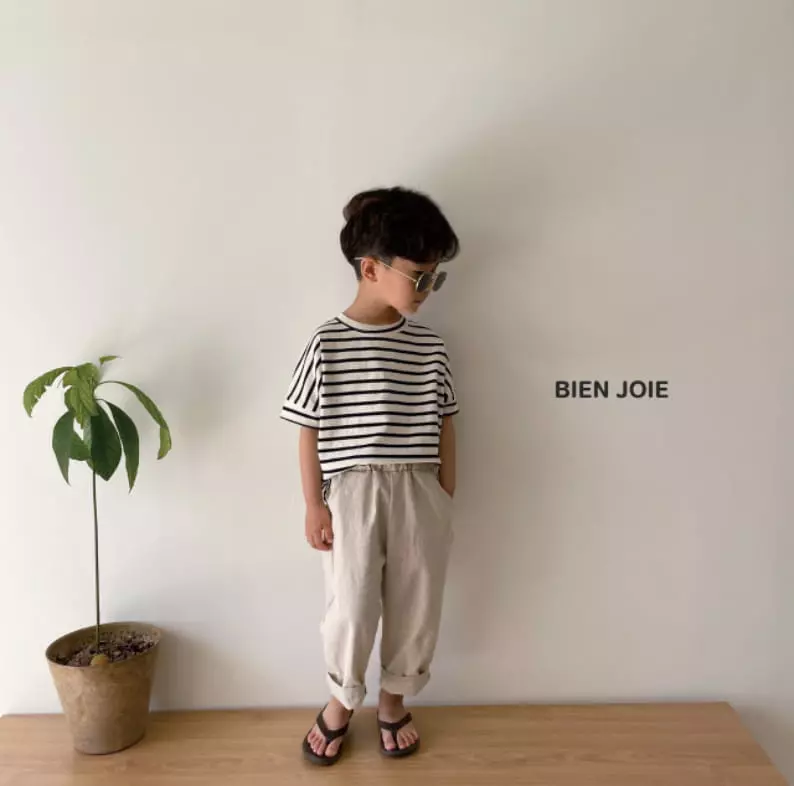 Bien Joie - Korean Children Fashion - #magicofchildhood - Nimo Stripes Tee - 12
