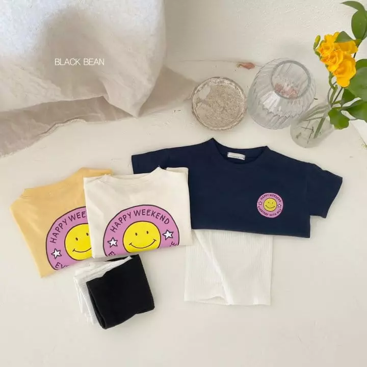 Black Bean - Korean Baby Fashion - #babyboutique - Bebe Star Tee - 2