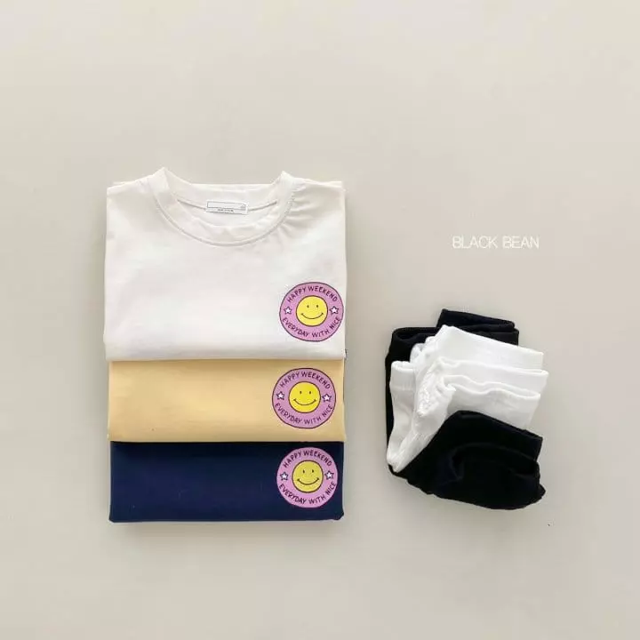 Black Bean - Korean Baby Fashion - #babyboutique - Bebe Star Tee - 4