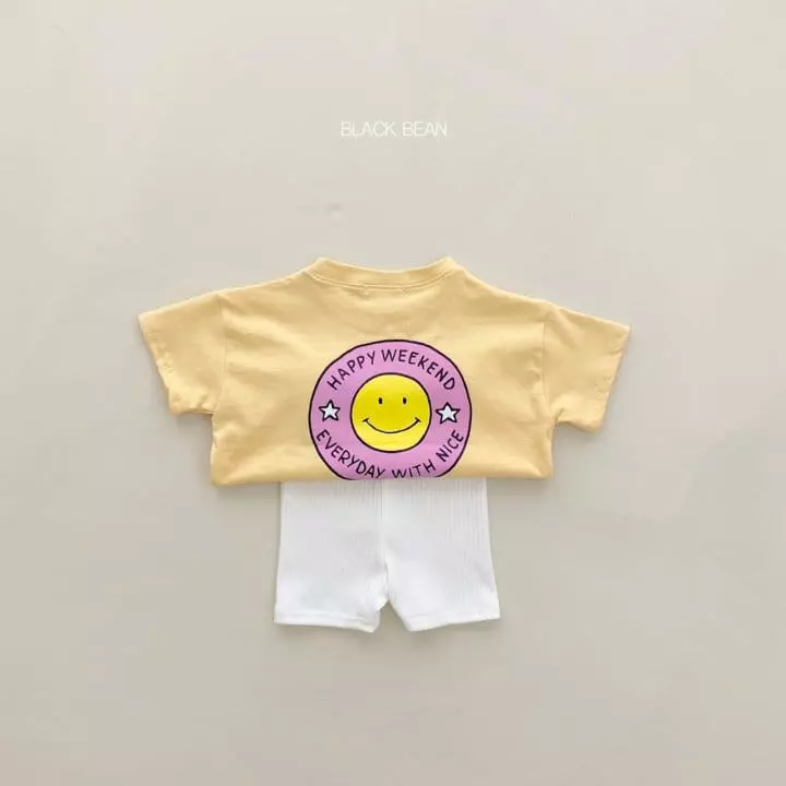 Black Bean - Korean Baby Fashion - #babyfashion - Bebe Star Tee - 6