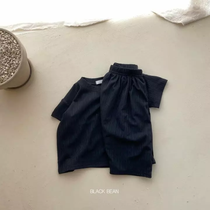 Black Bean - Korean Baby Fashion - #babyfever - Bebe Spring Top Bottom Set - 9