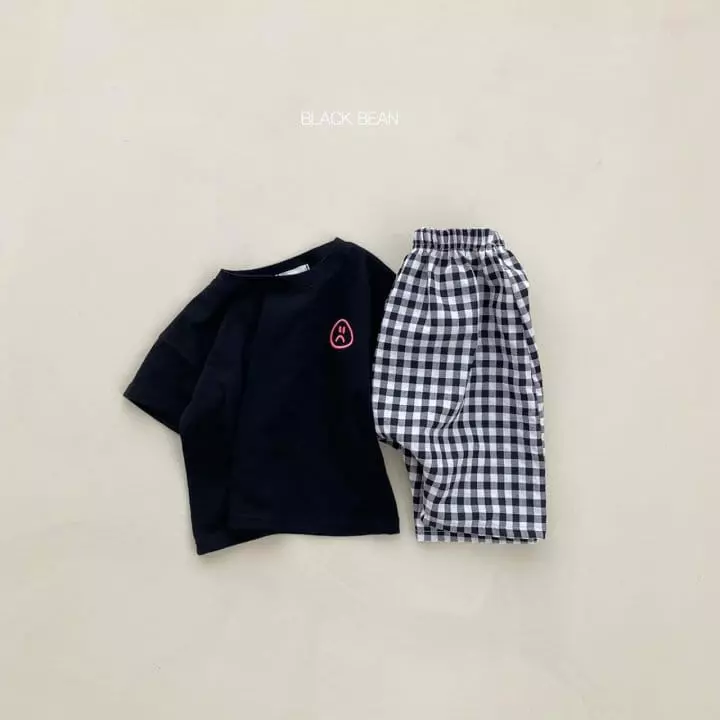 Black Bean - Korean Baby Fashion - #babyfever - Bebe Ppijjuck Top Bottom Set - 5