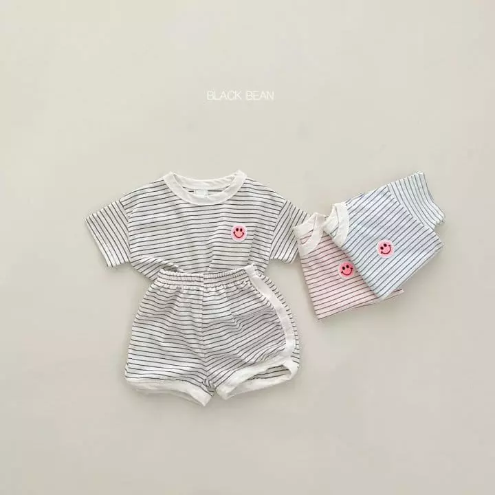 Black Bean - Korean Baby Fashion - #babyfever - Bebe Mild Top Bottom Set
