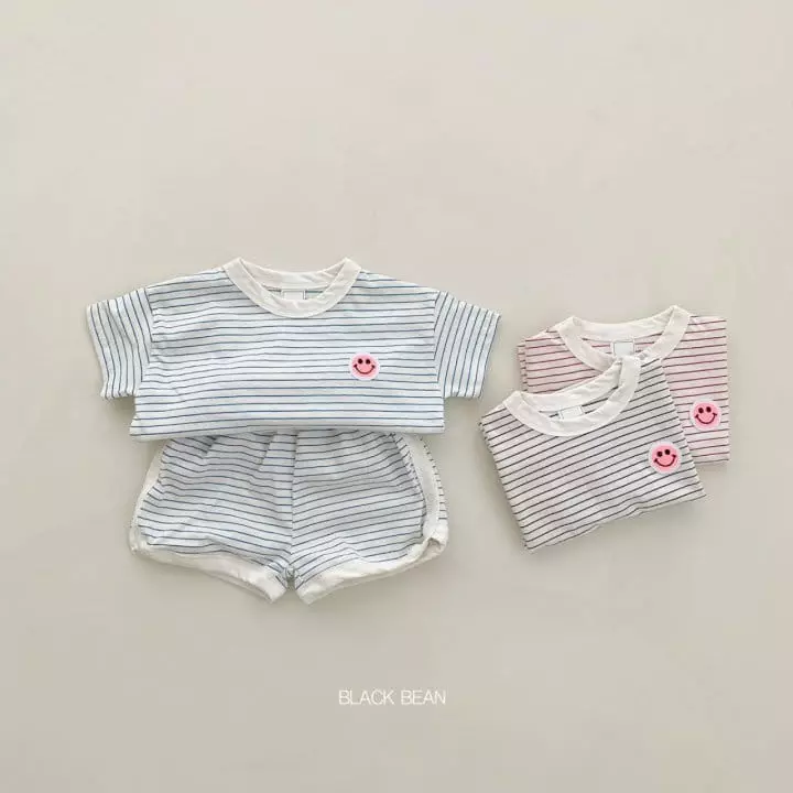 Black Bean - Korean Baby Fashion - #babylifestyle - Bebe Mild Top Bottom Set - 3