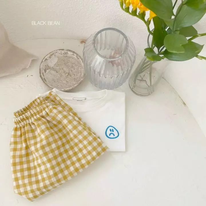Black Bean - Korean Baby Fashion - #babyoninstagram - Bebe Ppijjuck Top Bottom Set - 8