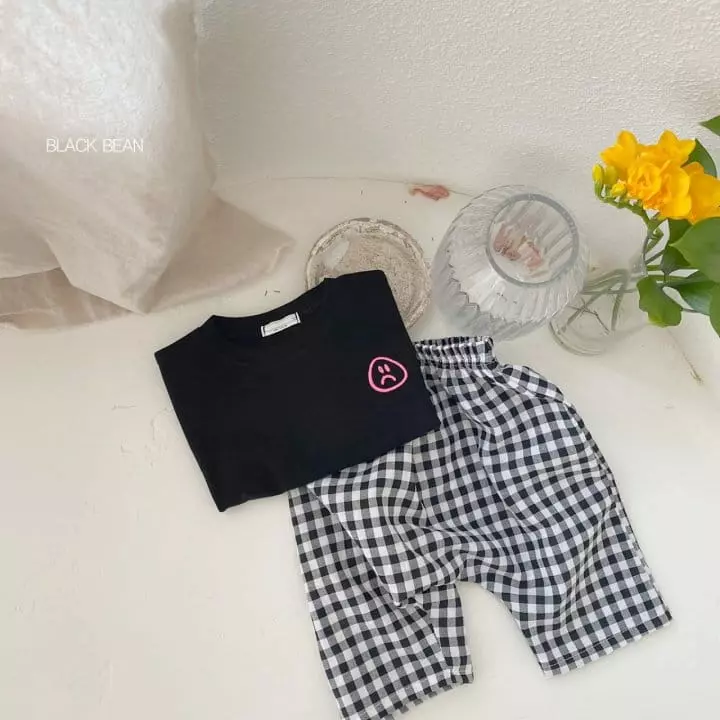 Black Bean - Korean Baby Fashion - #babyoutfit - Bebe Ppijjuck Top Bottom Set - 10