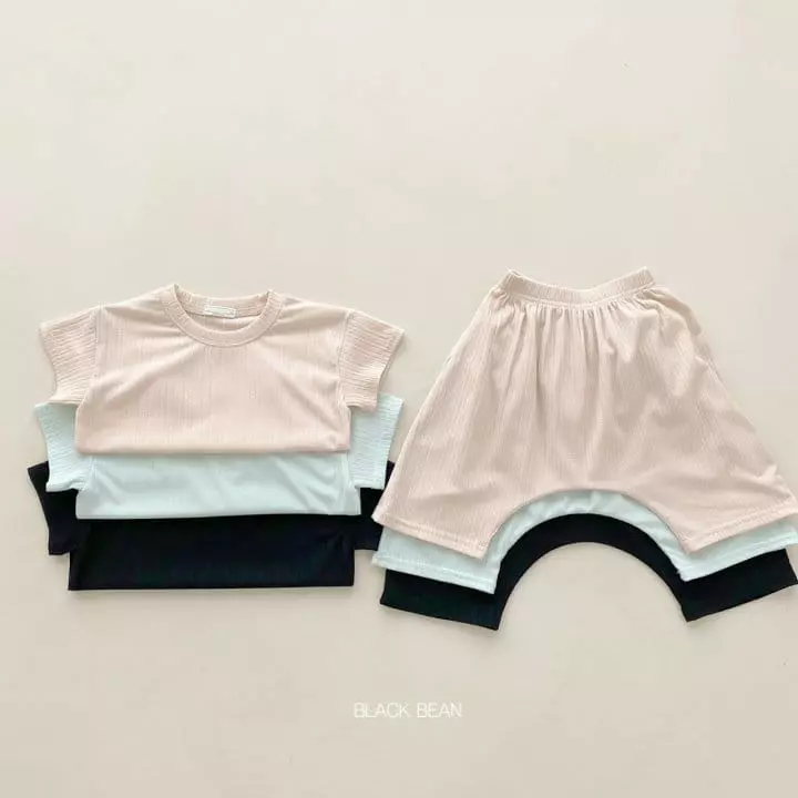 Black Bean - Korean Baby Fashion - #babywear - Bebe Spring Top Bottom Set