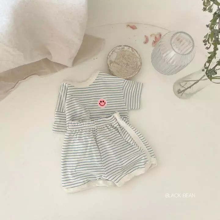 Black Bean - Korean Baby Fashion - #babywear - Bebe Mild Top Bottom Set - 8