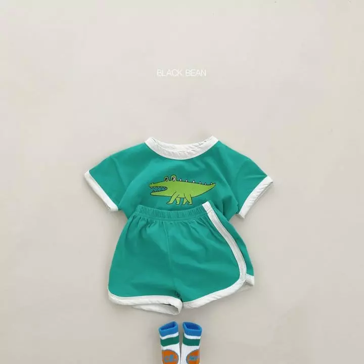 Black Bean - Korean Baby Fashion - #babywear - Bebe River Top Bottom Set - 6