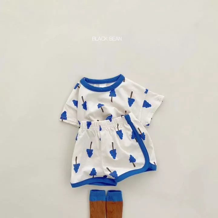 Black Bean - Korean Baby Fashion - #babywear - Bebe Tree Top Bottom Set