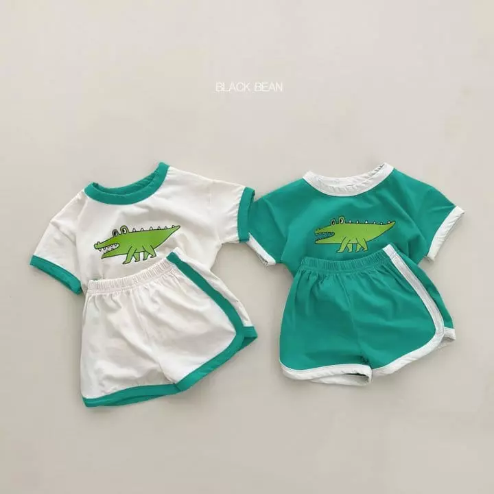 Black Bean - Korean Baby Fashion - #onlinebabyboutique - Bebe River Top Bottom Set - 7