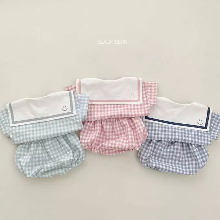Black Bean - Korean Baby Fashion - #smilingbaby - Bebe Roa Top Bottom Set - 7