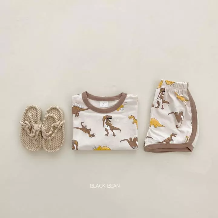 Black Bean - Korean Children Fashion - #kidzfashiontrend - Jue Jue Top Bottom Set - 4