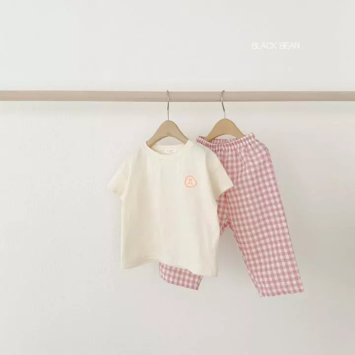 Black Bean - Korean Children Fashion - #Kfashion4kids - Ppijjuck Top Bottom Set - 10