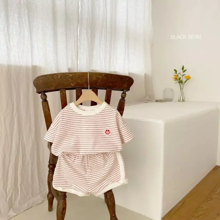 Black Bean - Korean Children Fashion - #Kfashion4kids - Mild Top Bottom Set - 6