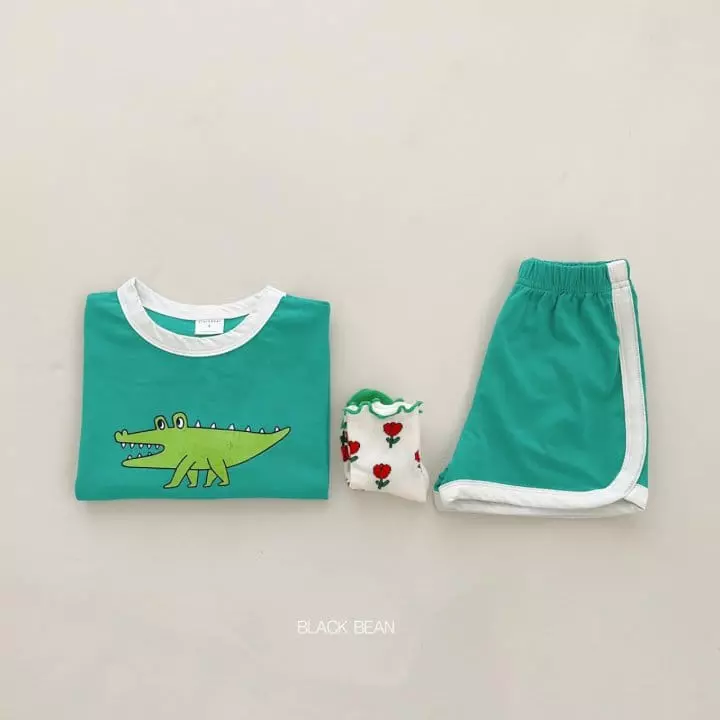 Black Bean - Korean Children Fashion - #kidzfashiontrend - River Top Bottom Set - 4