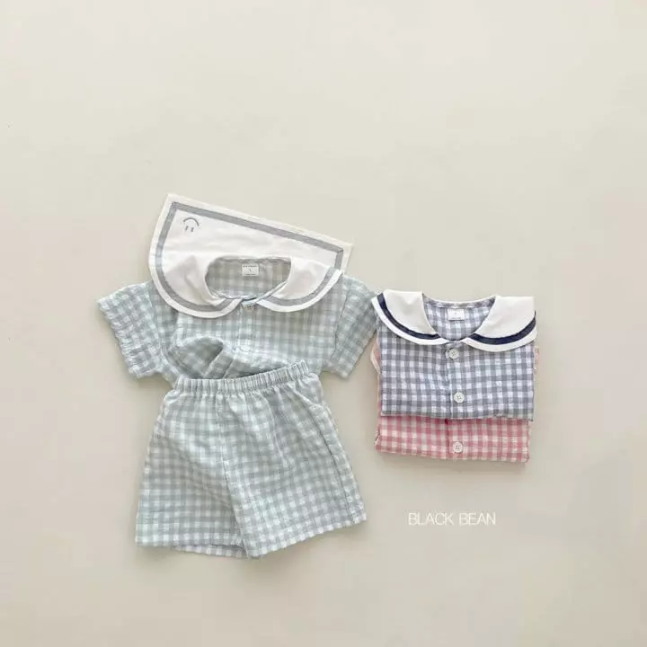 Black Bean - Korean Children Fashion - #Kfashion4kids - Roa Top Bottom Set - 2