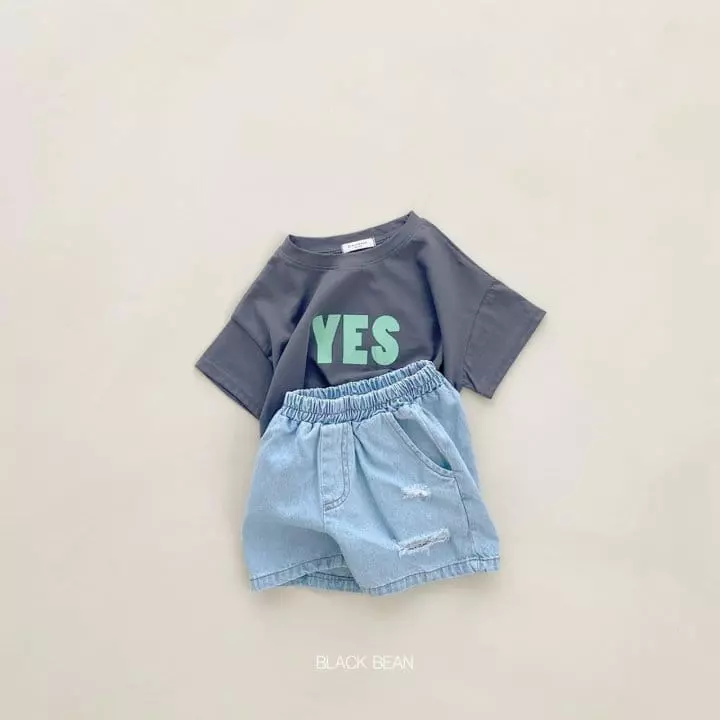 Black Bean - Korean Children Fashion - #childofig - Yes Tee with Mom - 7