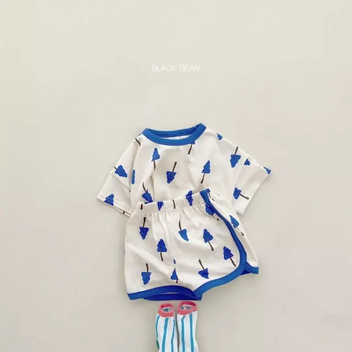 Black Bean - Korean Children Fashion - #childofig - Tree Top Bottom Set - 7