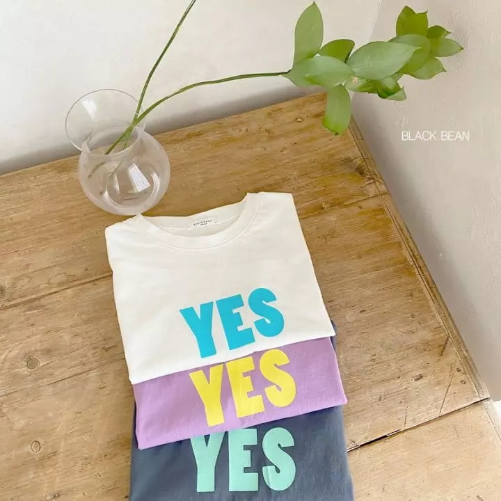 Black Bean - Korean Children Fashion - #childrensboutique - Yes Tee with Mom - 8