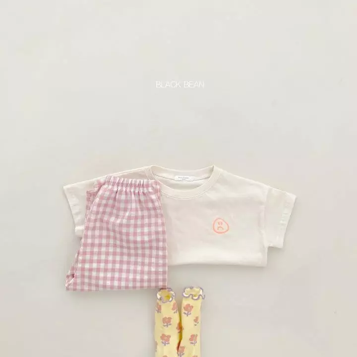 Black Bean - Korean Children Fashion - #discoveringself - Ppijjuck Top Bottom Set - 5