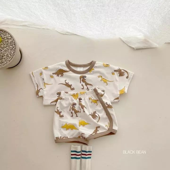 Black Bean - Korean Children Fashion - #kidsshorts - Jue Jue Top Bottom Set
