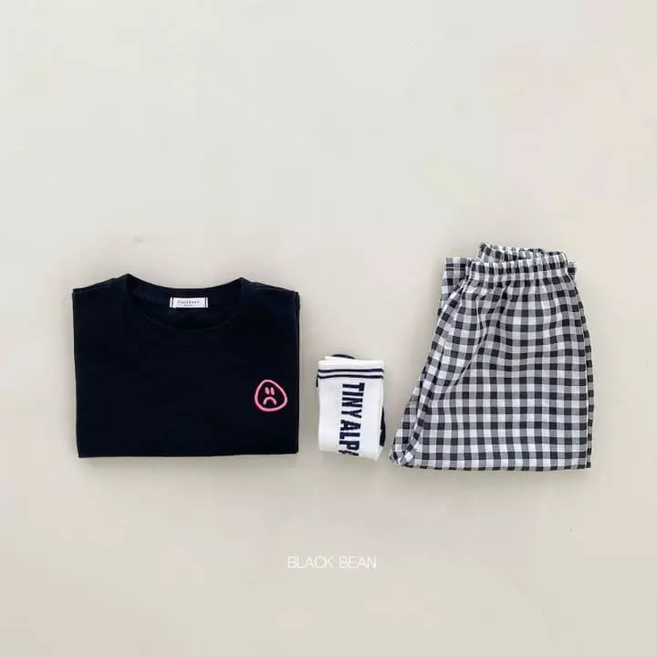 Black Bean - Korean Children Fashion - #kidsshorts - Ppijjuck Top Bottom Set - 7