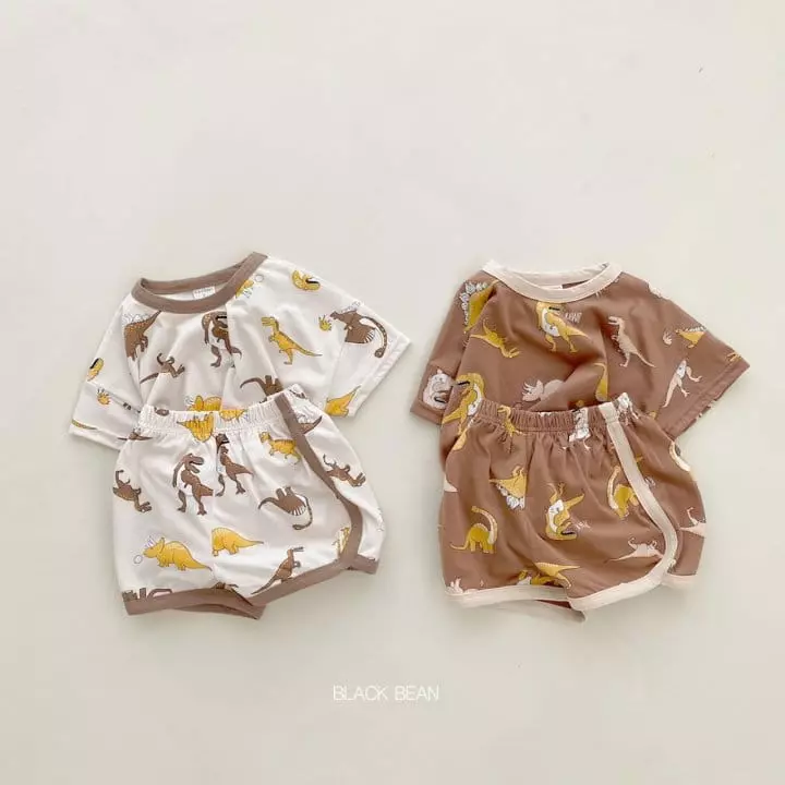 Black Bean - Korean Children Fashion - #kidzfashiontrend - Jue Jue Top Bottom Set - 3