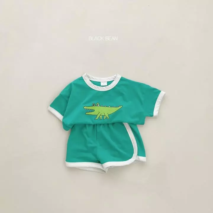 Black Bean - Korean Children Fashion - #kidzfashiontrend - River Top Bottom Set - 3