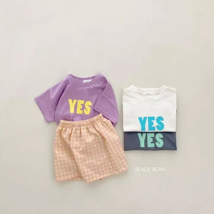 Black Bean - Korean Children Fashion - #littlefashionista - Yes Tee with Mom - 2