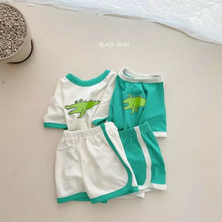Black Bean - Korean Children Fashion - #magicofchildhood - River Top Bottom Set - 6