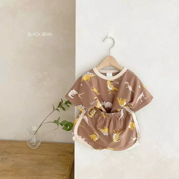 Black Bean - Korean Children Fashion - #minifashionista - Jue Jue Top Bottom Set - 7