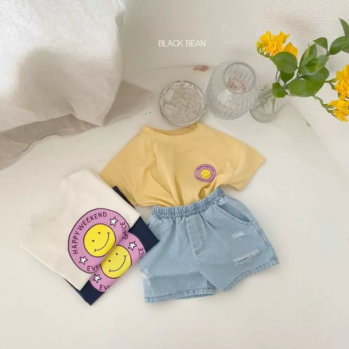 Black Bean - Korean Children Fashion - #minifashionista - Star Tee