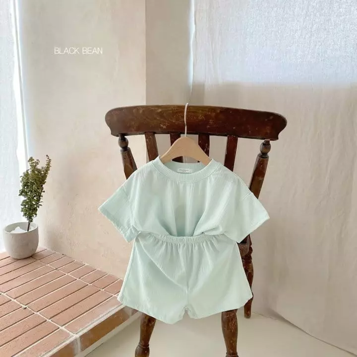 Black Bean - Korean Children Fashion - #minifashionista - Spring Top Bottom Set with Mom - 4