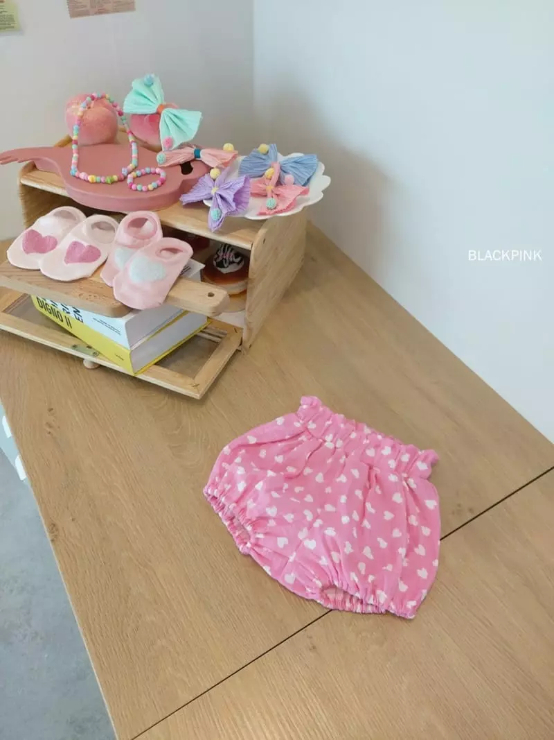 Black Pink - Korean Children Fashion - #Kfashion4kids - Heart Bloomer - 7