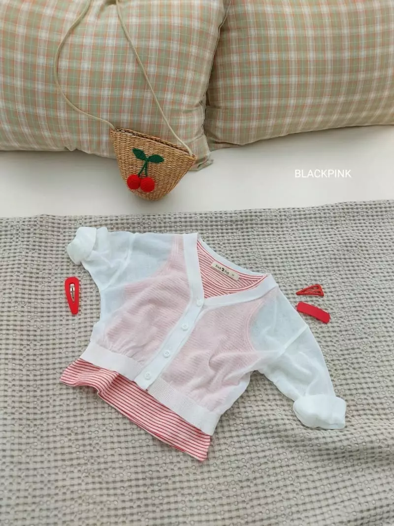 Black Pink - Korean Children Fashion - #Kfashion4kids - Red Cherry Straw Bag - 5