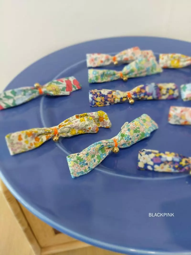 Black Pink - Korean Children Fashion - #childrensboutique - Bell Flwoer Hairpin - 2