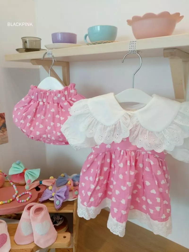 Black Pink - Korean Children Fashion - #discoveringself - Heart Bloomer - 2