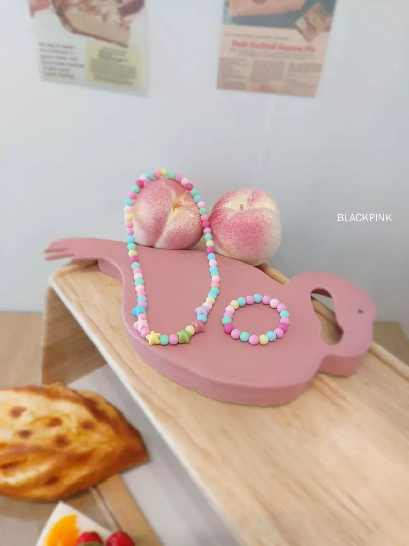 Black Pink - Korean Children Fashion - #fashionkids - Star Neaklace